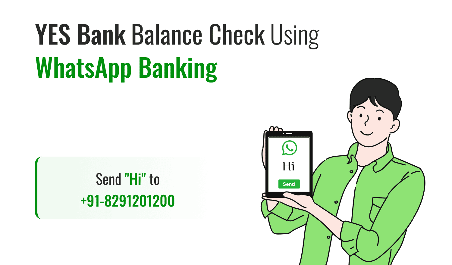 Check YES Bank Balance Using WhatsApp Banking